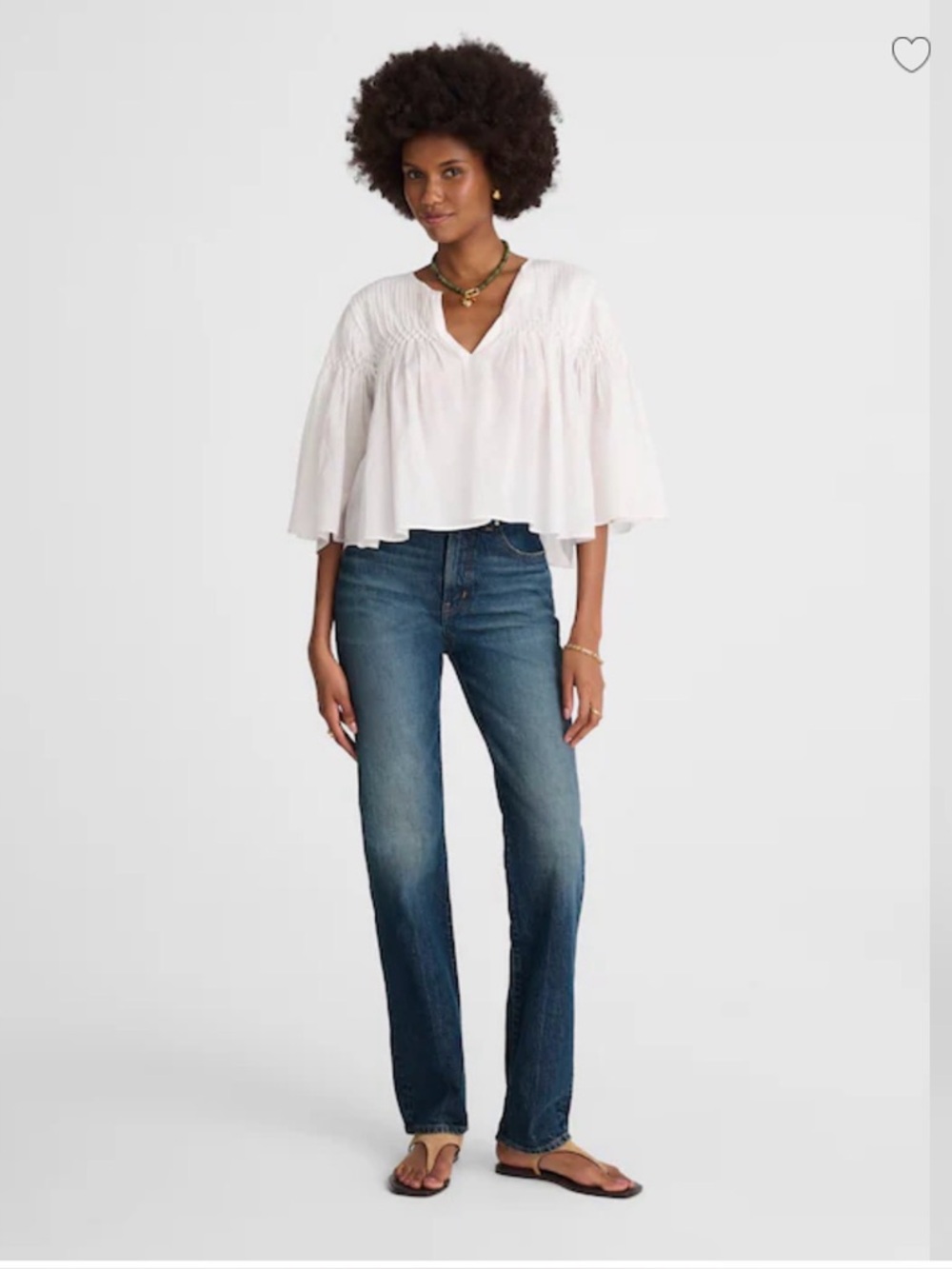 Madewell Longline Straight Jeans